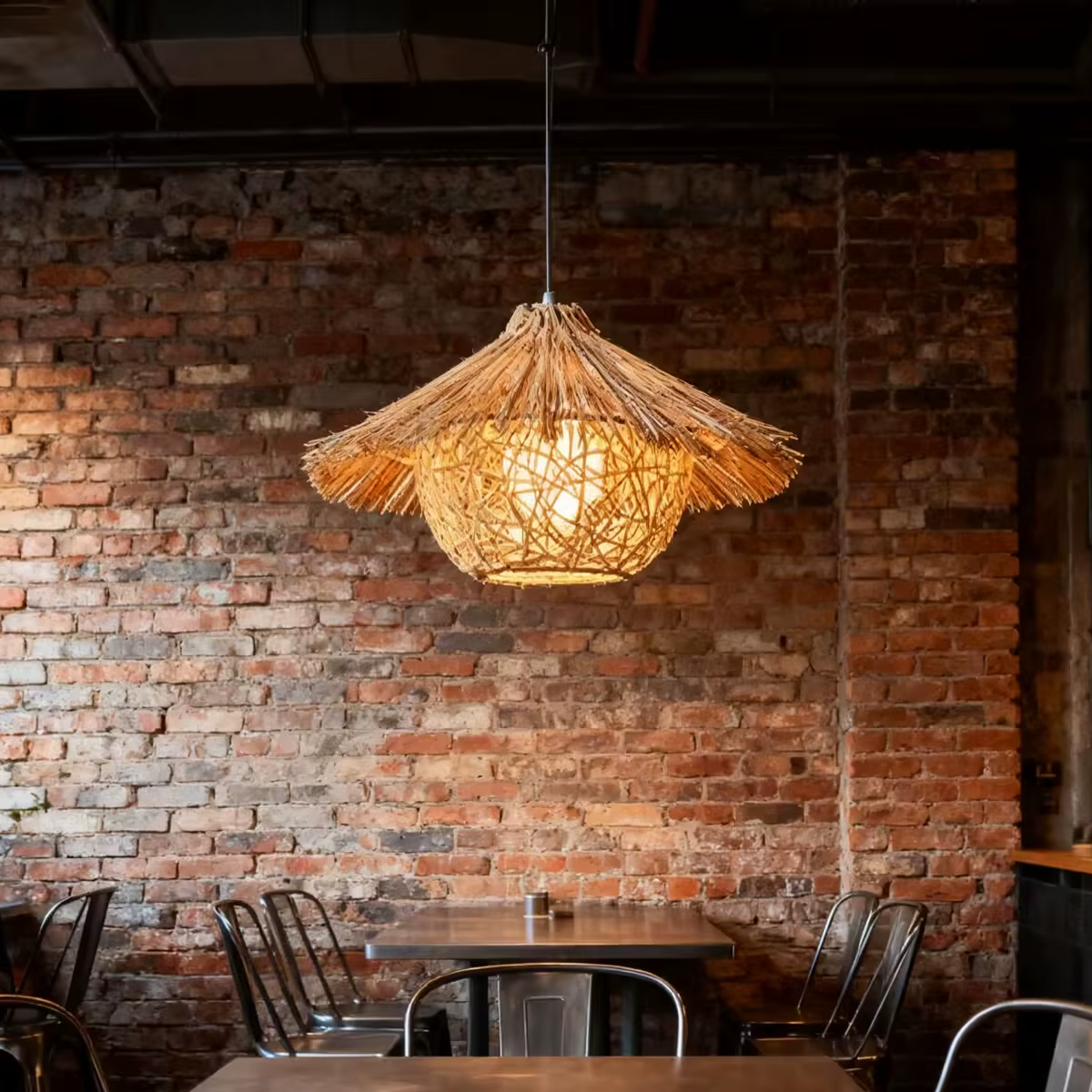 Suspension en osier TABOH